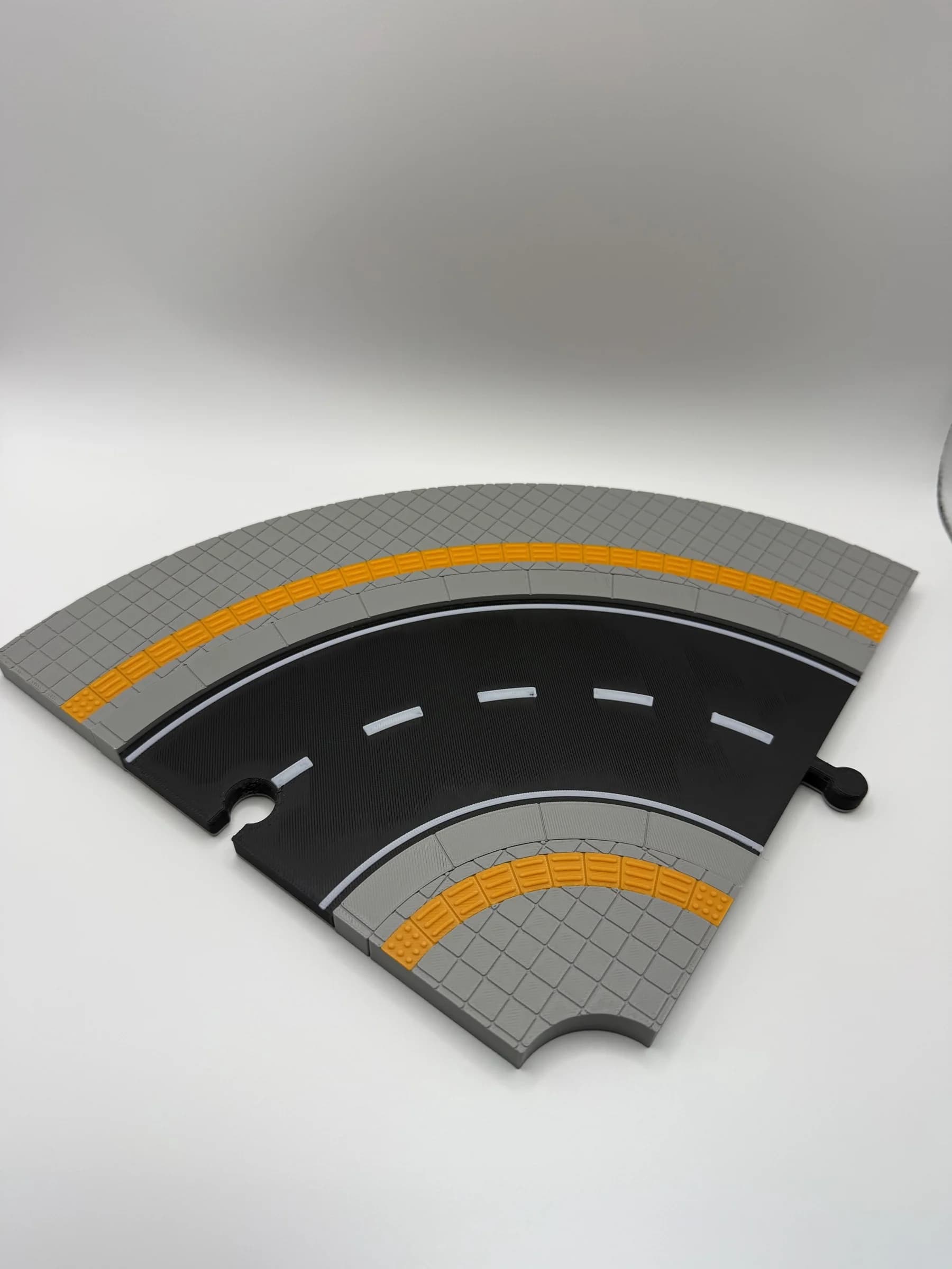 カーブ道路+歩道セットの全体